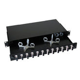 Hubbell FEUR12SCM OPITchannel Fiber Interconnection Shelf (Loaded)